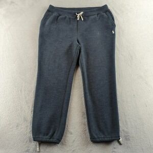 Polo Ralph Lauren Pants Mens 2XL Gray Sweatpants Joggers Drawstring Pony Logo